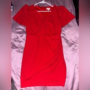 Red Bodycon Boutique Dress